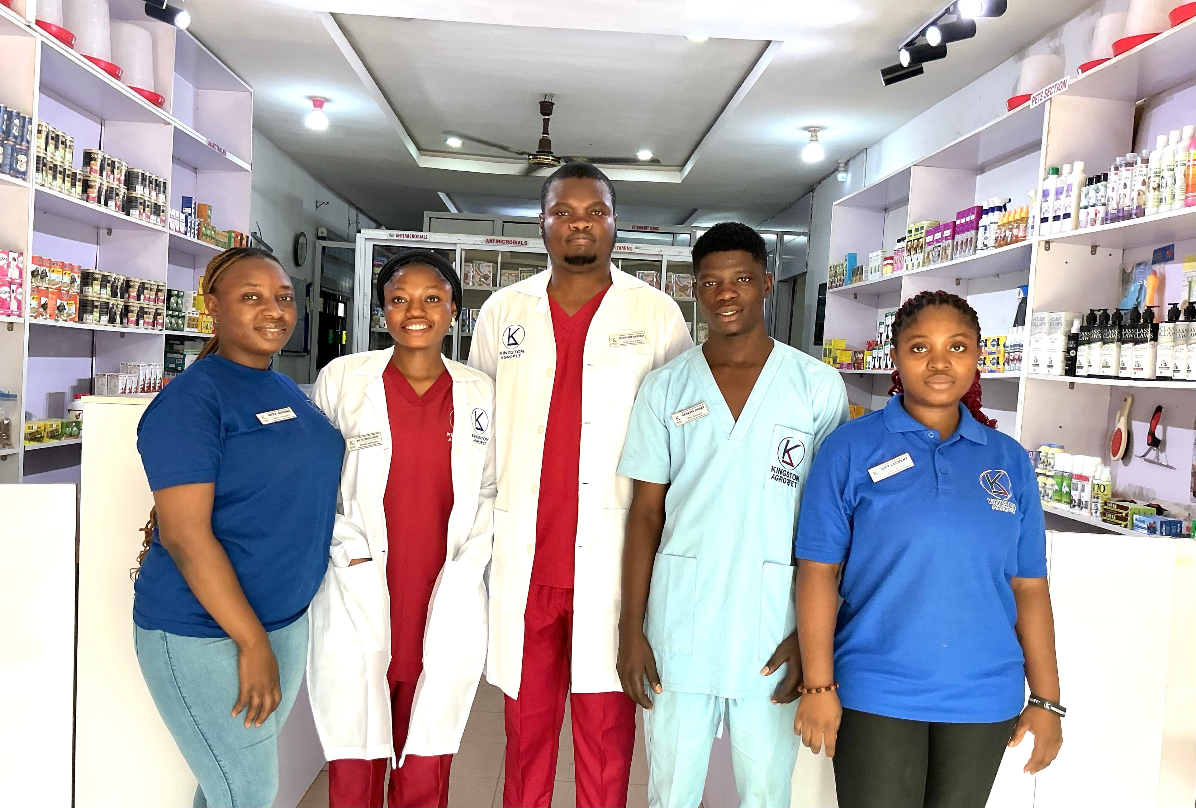 Kingston Vet Whole Team